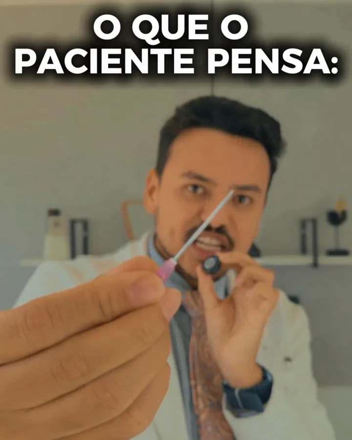 Dr. Manoel Oliveira mostra o que o paciente imagina sobre a anestesia
